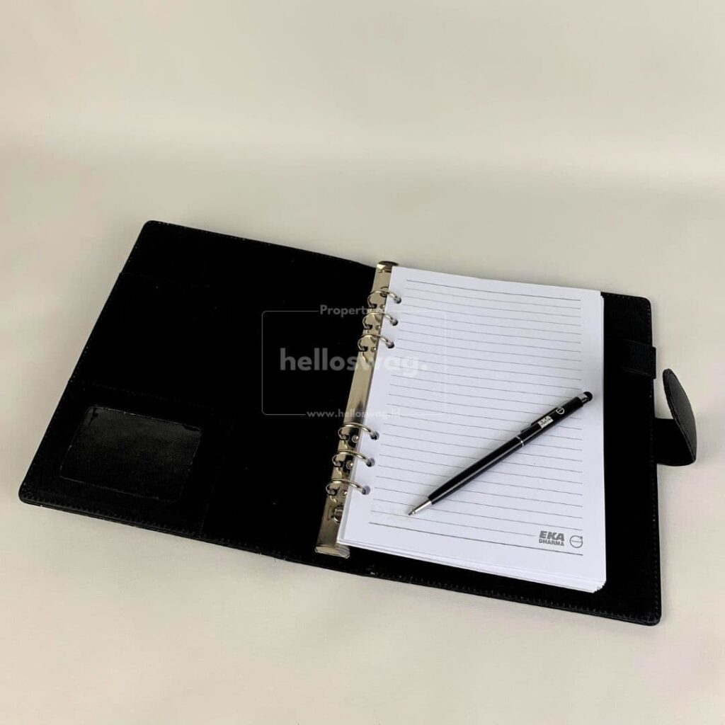 Seminar Kit Berisi Buku Agenda dan Pulpen Dengan Custom Logo Perusahaan Untuk Souvenir 2