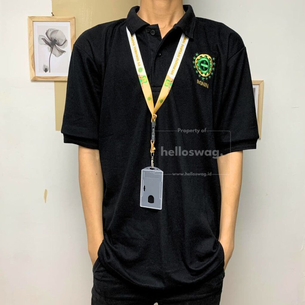 Seminar Kit Berisi Kaos ID Card dan Lanyard Tas Selempang Dengan Custom Logo Perusahaan 5